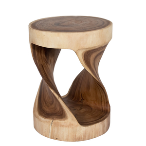 Natura Twisted Stool - Round