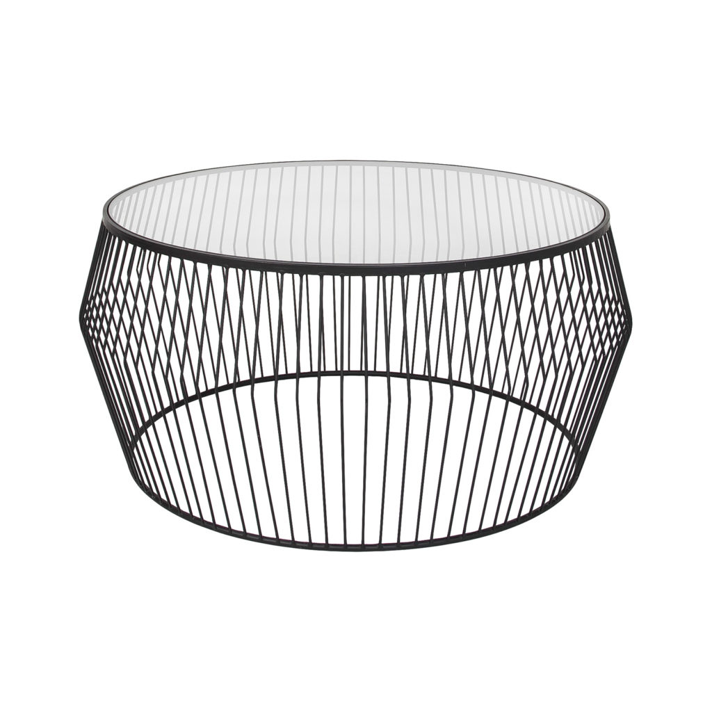 Cylcone Wire Coffee Table in Black