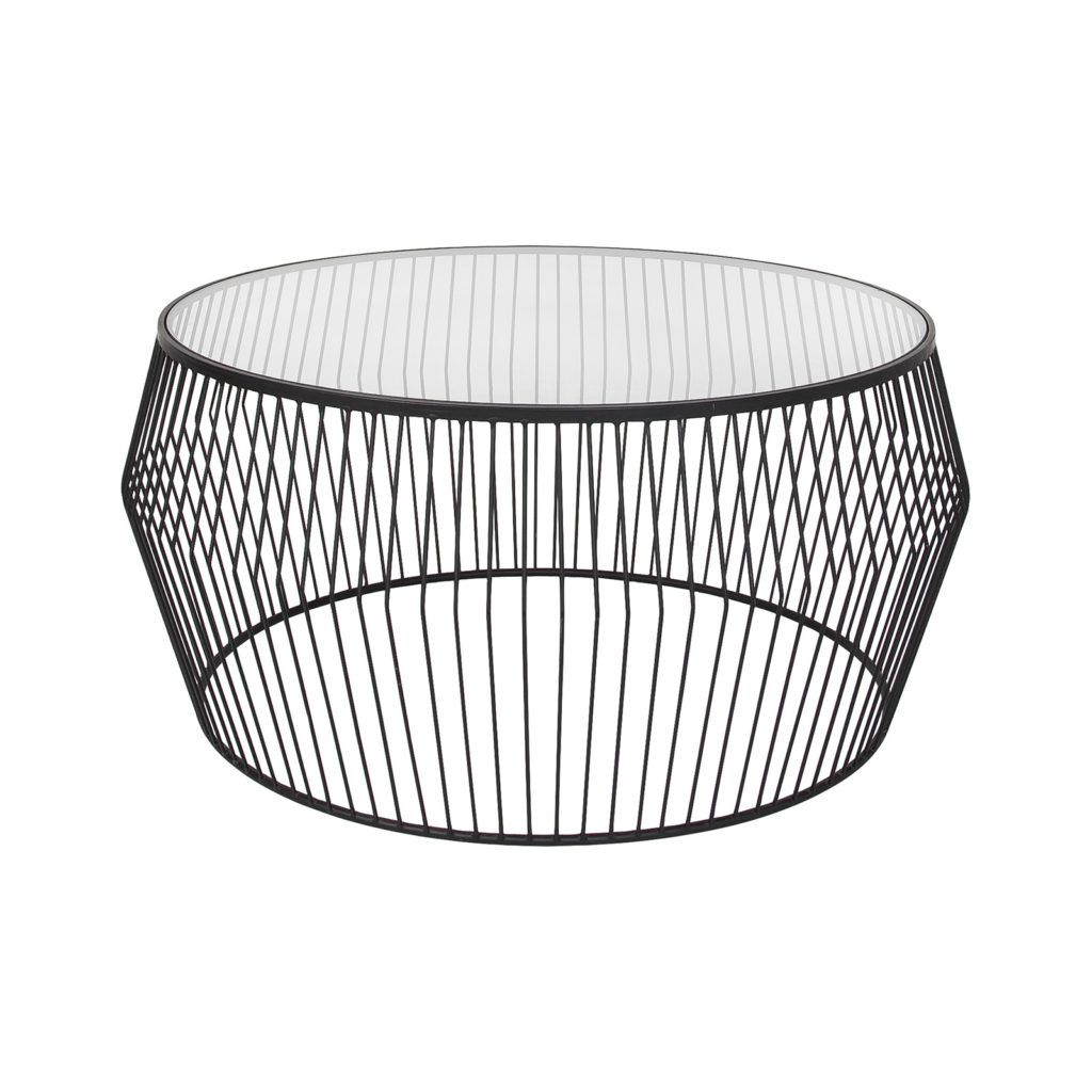 Cylone Wire Coffee Table in Black