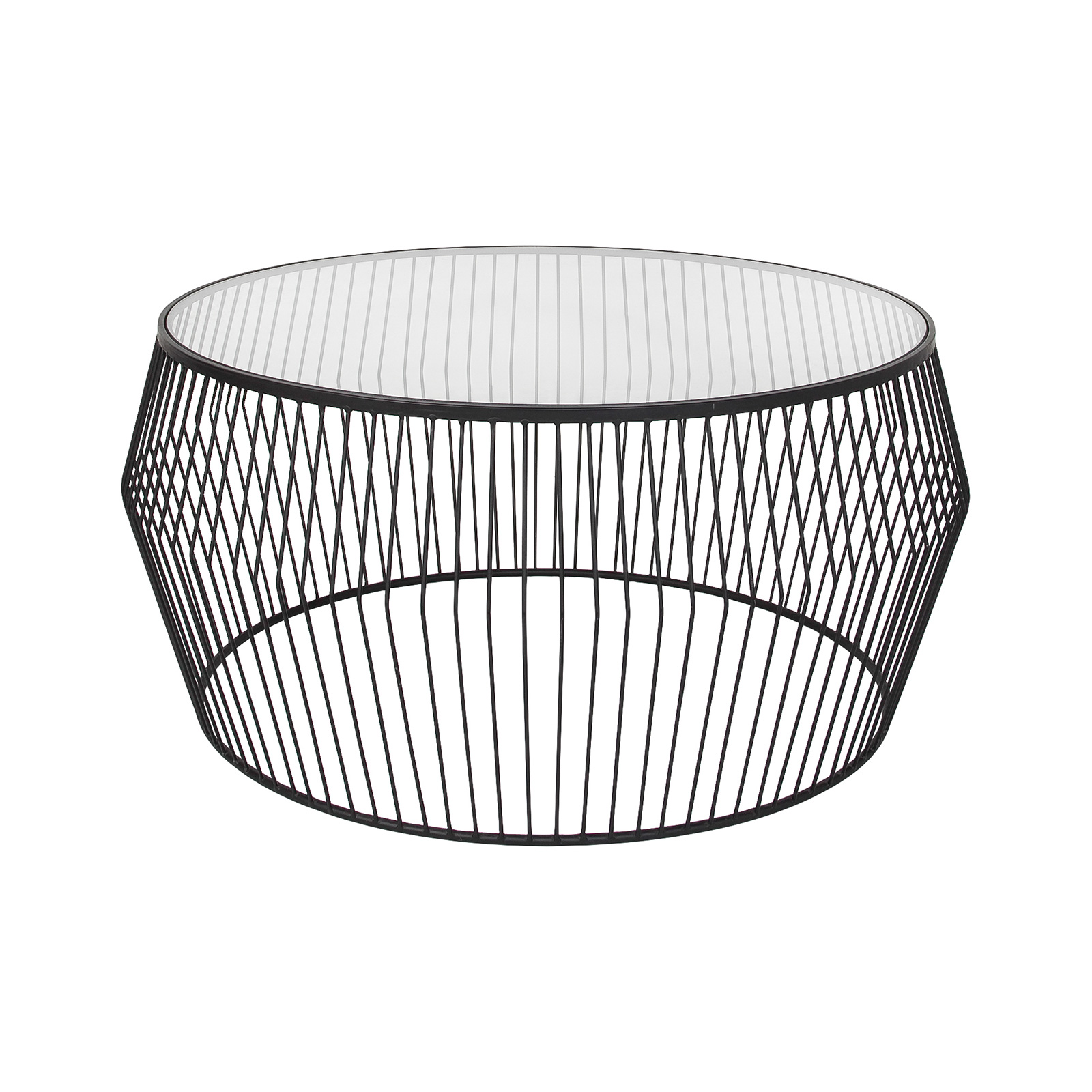 Cylone Wire Coffee Table in Black