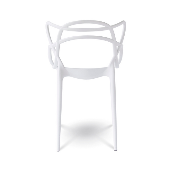 Crane Dining Chair in White Back View