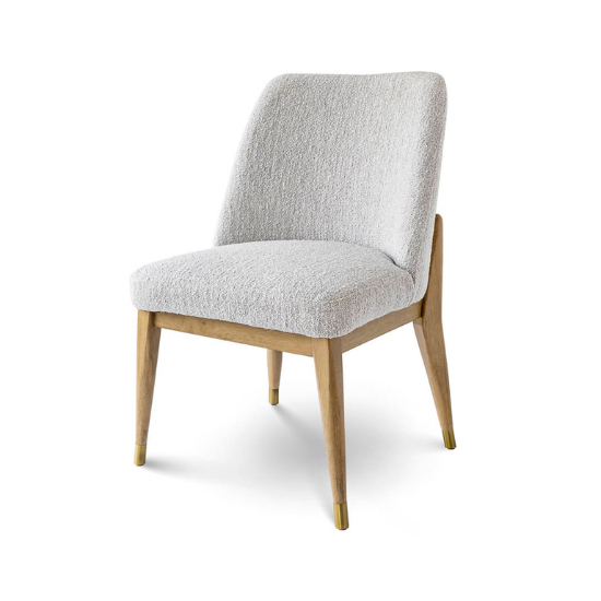 Fawcett Dining Chair in Taupe Angle View