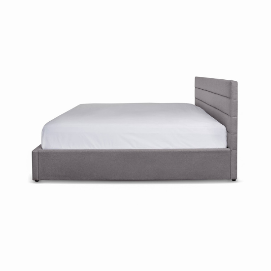 Justin Bed Greige Side View