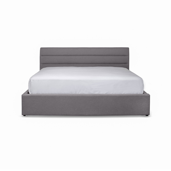 Justin King Bed Greige