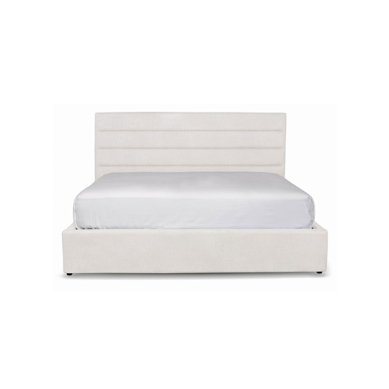 Justin King Bed Tall Cream