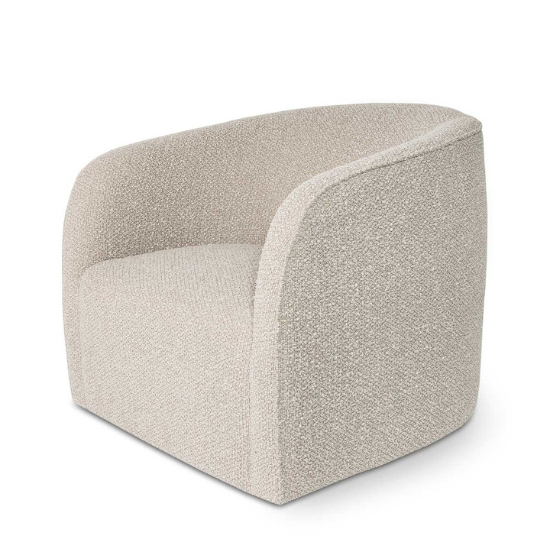 Evita Chair Truffle Angle View