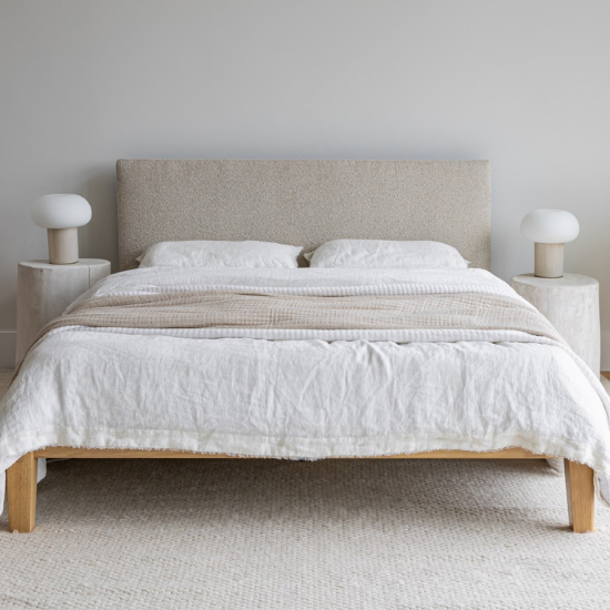 Luna Tool-Free Buff Bed Front View