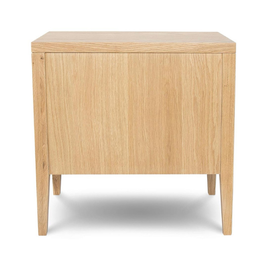 
Hara 3 Drawer Dresser in Natural Oak from the back