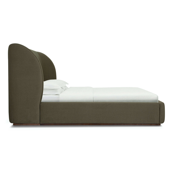 Fizz Bed in Velvet Fern side view