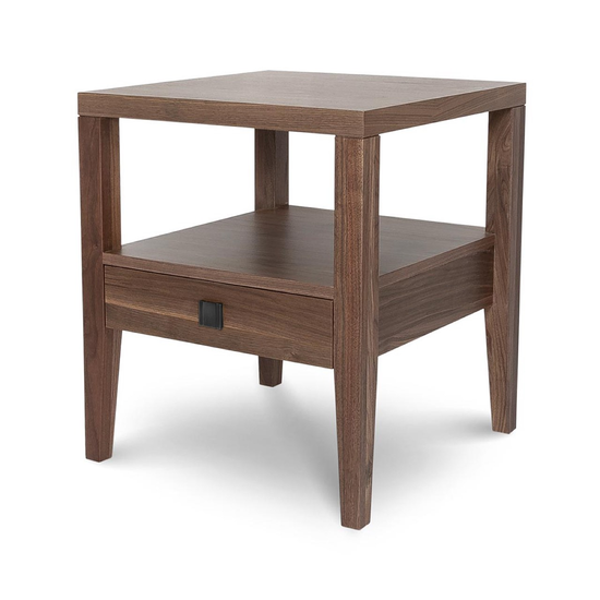Hara 1 Drawer Accent Table – Frozen Walnut Hara 1 Drawer Accent Table in Frozen Walnut by Style in Form