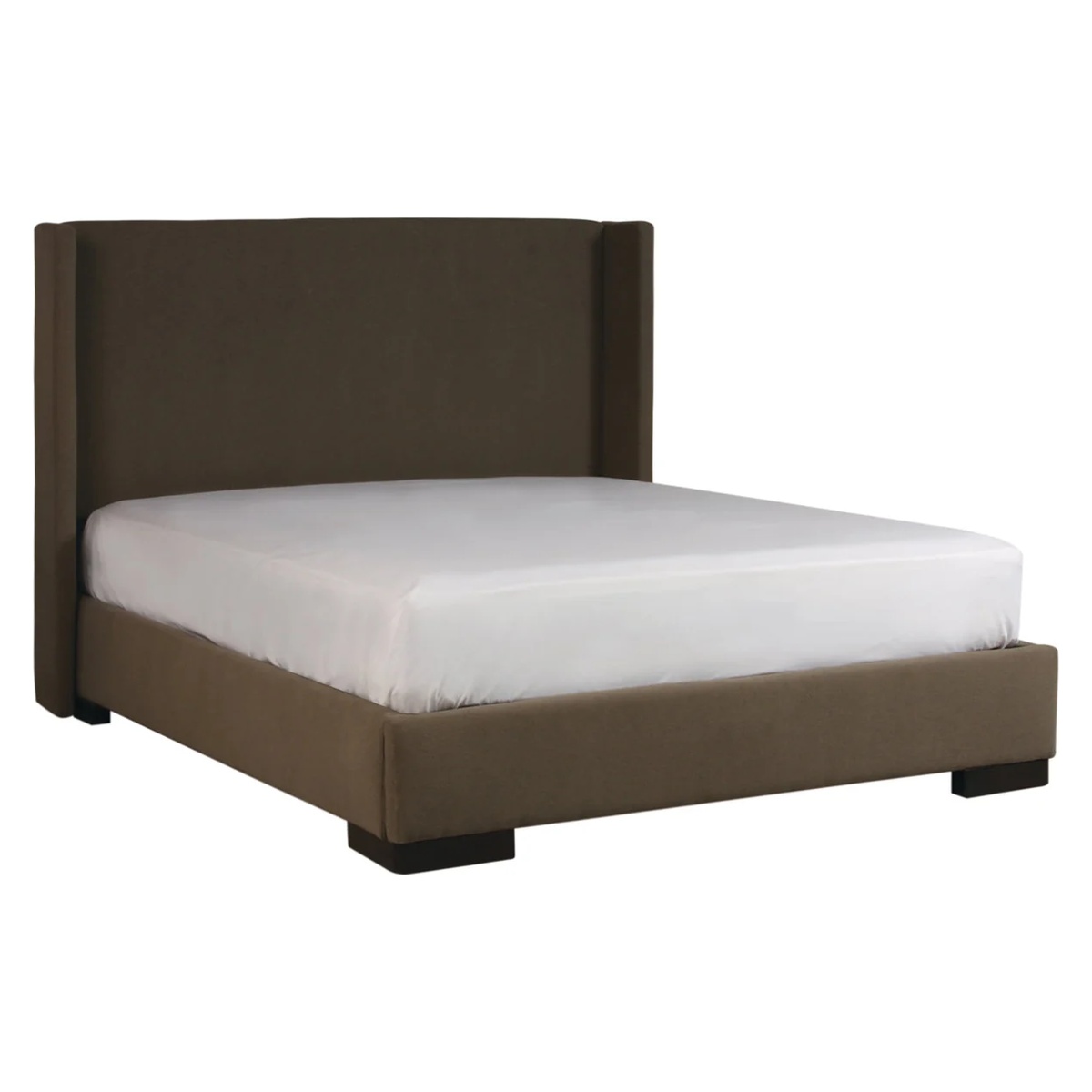 Austin Bed by Van Gogh Designs – Wingback Design Austin upholstered wingback bed by Van Gogh Designs