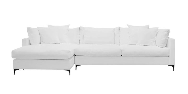 Aveline Sectional by Van Gogh Designs with left hand facing chaise