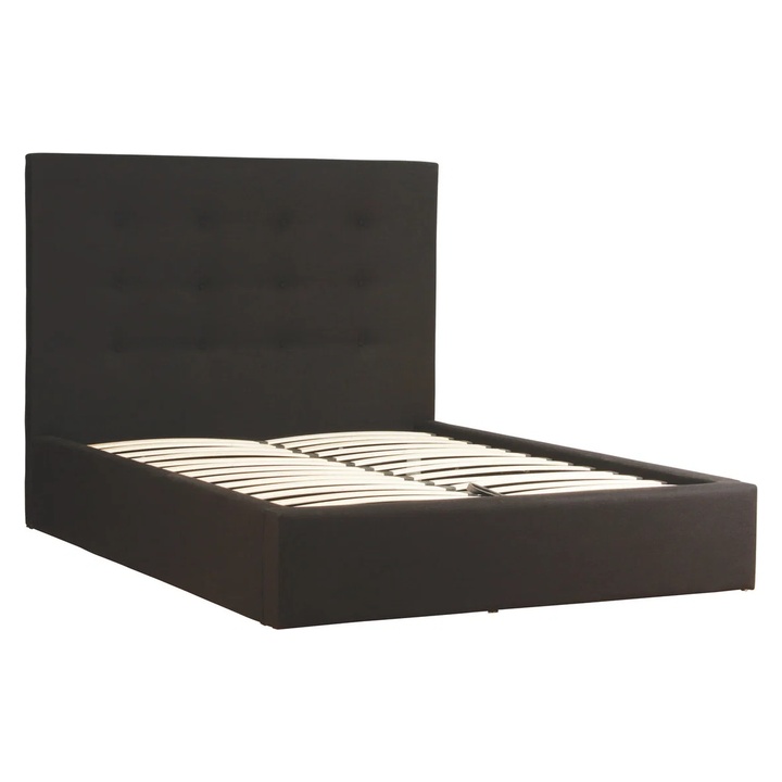 Fraser Storage Bed by Van Gogh Designs – custom upholstered storage bed Vancouver