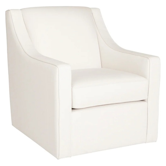 Jenna Swivel Chair by Van Gogh Designs – Angled View Jenna Swivel Chair by Van Gogh Designs – angled view