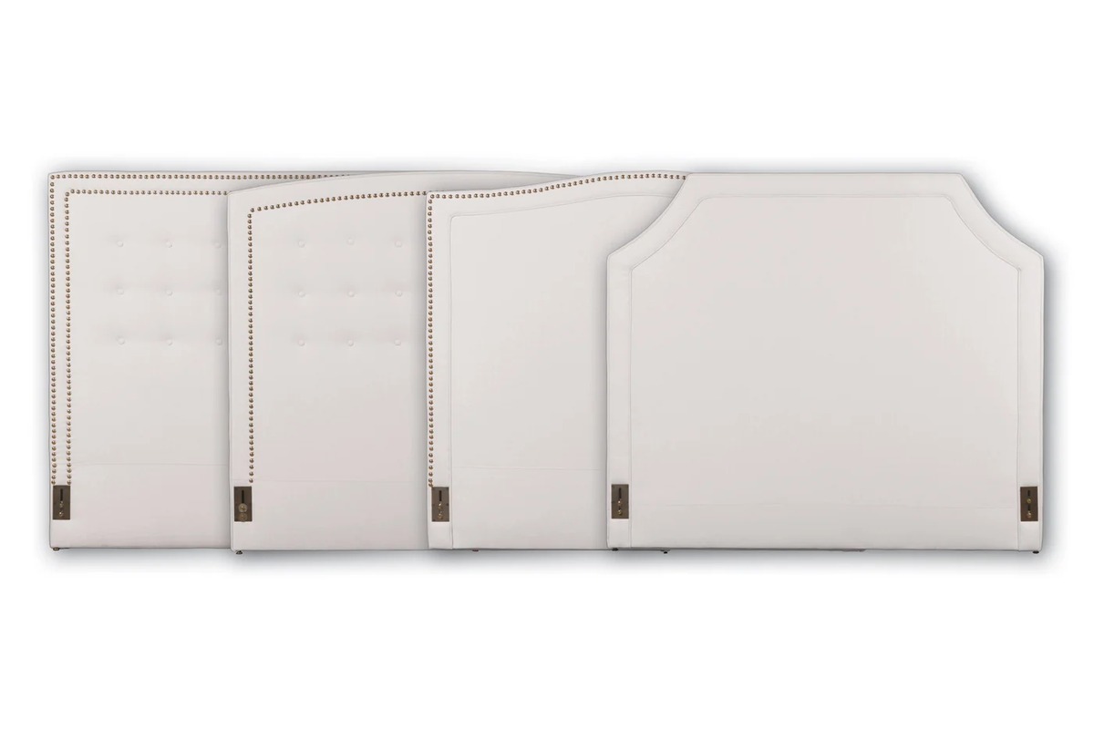 Monaco Storage Bed Headboard Shapes Four Monaco Storage Bed headboard shapes by Van Gogh Designs - Square Arc Camel and Curve