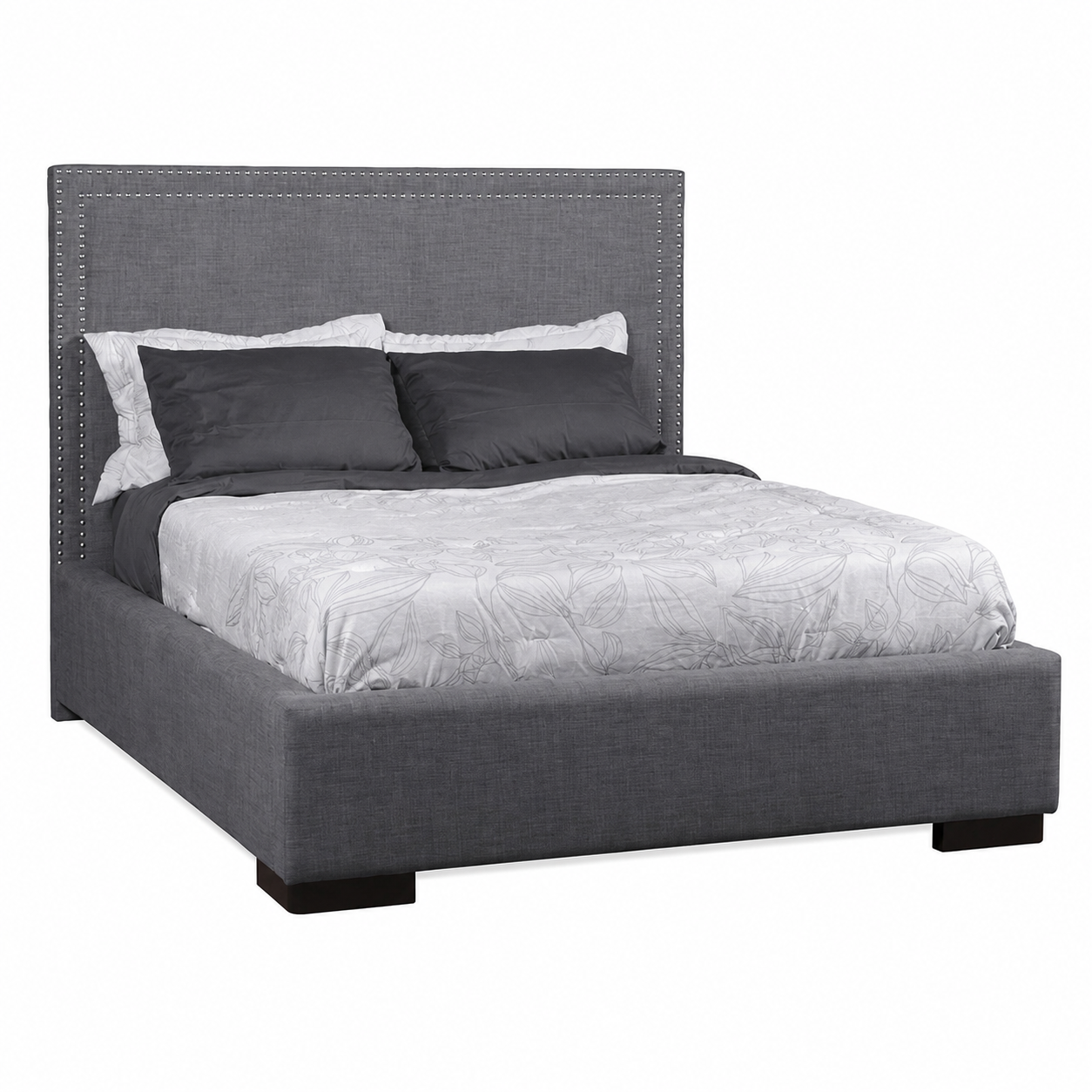 Alt: Monaco Storage Bed by Van Gogh Designs custom upholstered storage bed Vancouver