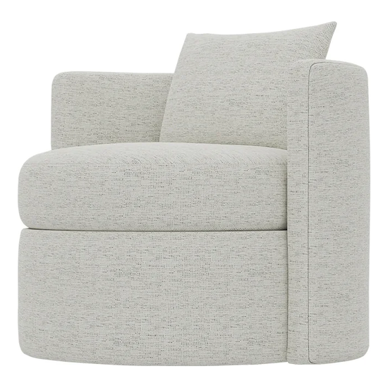 Olive Small Swivel Chair by Van Gogh Designs angled view